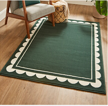 Scalloped Edge Rug - HB485